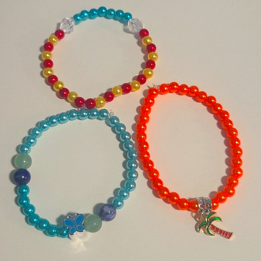 A group of 3 bracelets